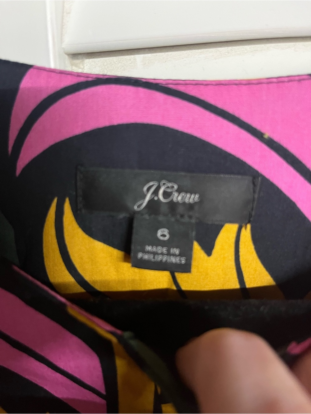 J. Crew Pink & Yellow Floral Shift Dress - Picture 4 of 11